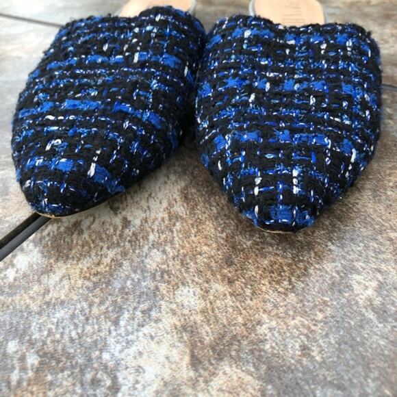 Anthropologie Billy Ella Nub Boucle Slip On Flat Mule 6.5 - Picture 3 of 8